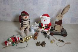 Rabbit Pull Toy, Willow Tree Figures, Cookie Jars