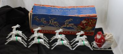 Sears Santa Candy Express Sleigh in Box Complete