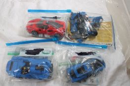 4 LEGO Car Sets