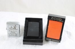 2 Zippo Lighters In Boxes, 1 My Lite Lighter w/Adv
