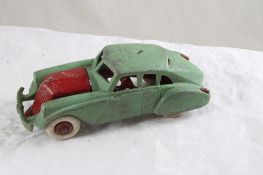 1930's Sharon's Toys Two Tone Aluminum Coupe