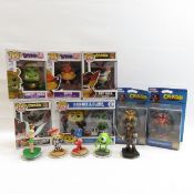 Funko Pop Figures - Spyro,Crash Bandicoot & More