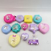Vintage Bluebird Polly Pocket playsets w/figures