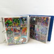 Marvel Non-Sports Trading Cards 2 Binders