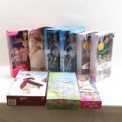 9 Mattel Figure Skater, Dancer Barbie Dolls