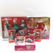 Mattel Christmas Themed Barbies, Sisters, Kelly