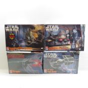 4 ERTL AMT Star Wars Plastic Model Kits