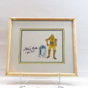 1985 Original Hand Painted Production Star War Cel
