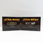 3 Star Wars Master Replica Miniature Lightsabers