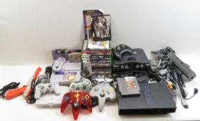 Video Game Systems, Games, Cords, Manuals