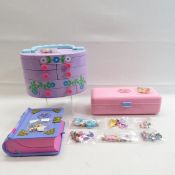 Vintage Bluebird Polly Pocket Cases with figures