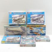 8 Military Aircraft Plastic Model Kits ICM