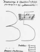 Hanne Darboven (1941 München - Hamburg 2009)