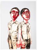 Zeng Fanzhi (1964 Wuhan – lebt in Peking)