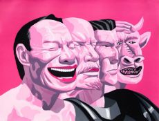 Yue Minjun (1962 Daqing – lebt in Peking)