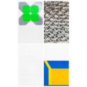 Günther Uecker, Thomas Lenk, Heinz Mack und Georg Karl Pfahler