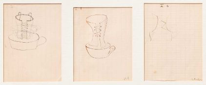 André Breton, Nicolas Calas und Benjamin Peret