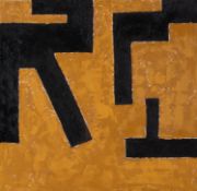 Gil Schlesinger (25. März 1931 - 25. März 2024) o.T., 2001, Öl auf strukturierter Leinwand