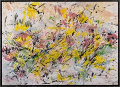 Gerda Lepke (1939) Frühling, April 2024, Öl auf Leinwand