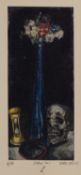 Jürgen Wenzel (1950 - 8. Dezember 2023) Konvolut Vanitas, 2022, 2023, 2021, Mischtechnik