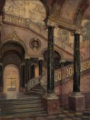 Friedrich Gurlitt (1865-1942) Schleißheim Treppenhaus, 1938, Öl auf Leinwand