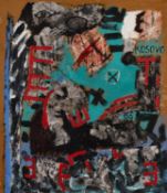 Gil Schlesinger (25. März 1931 - 25. März 2024) Kosovo 1999, 1999, Mischtechnik auf Leinwand