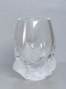 Lalique Vase, "Heder"