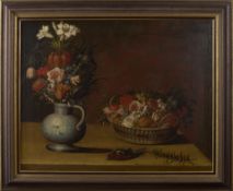 Blumenstillleben, Niederländischer Meister, 17. / 18. Jhdt.
