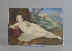 KPM Bildplatte liegende Venus
