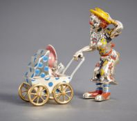 Clownmutter mit Kind, Tiffany Studios, Gene Moore