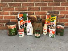 Mixed Lot Castrol Oil Cans&nbsp;
