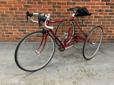 Geoff Booker Red Racing Tricycle