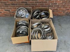 Large Quantity of Hub Caps, Wheel Trims Etc