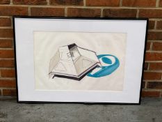 Albert McNea Original Framed Concept Art Work of a Advanced Vehicle Programme&nbsp;