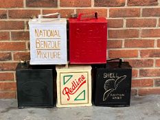 Five Two Gallon Fuel Cans