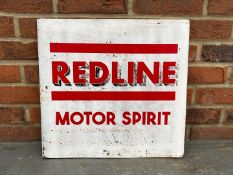 Redline Metal Motor Spirit Flange Sign