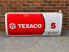 Texaco illuminated Double Sided Sign