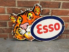 Esso Tiger Enamel Sign