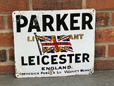 Parker Little Giant Mixer Enamel Sign