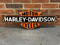 Harley Davidson Motorcycles Emblem Sign