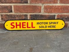 Shell Cast Iron Sign
