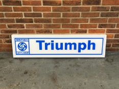 Modern Triumph Illuminated Sign