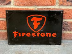 Firestone Enamel Sign