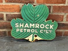 Shamrock Petrol Co Ltd Enamel Sign