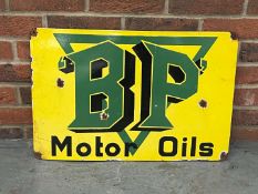 BP Motor Oils Enamel Sign