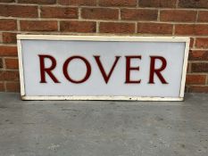 Rover Illuminated Dealership Sign