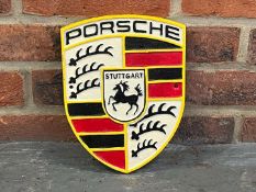 Porsche Cast Iron Emblem Sign