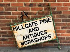 Wall Mounted Metal Antique Hanging Sign