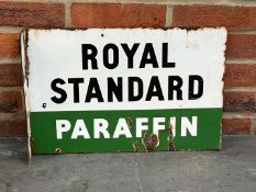 Royal Standard Paraffin Enamel Flange Sign