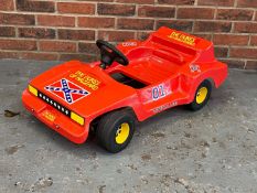 TT Toys Plastic Dukes of Hazzard Pedal Car